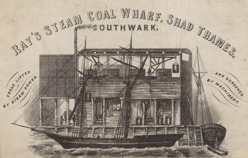 Rays Steam Coal Wharf, Shad Thames, Southwark alkotó: English School