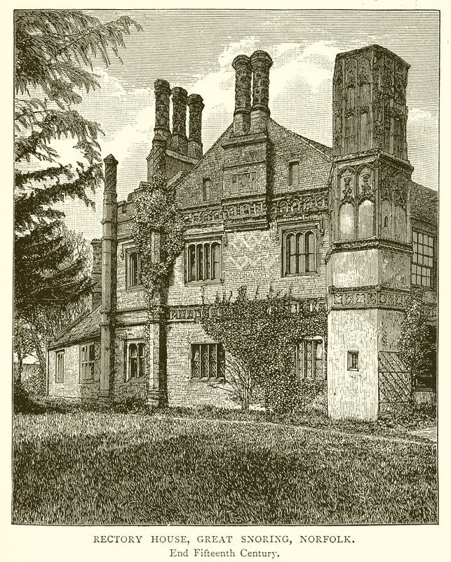 Rectory House, Great Snoring, Norfolk alkotó: English School