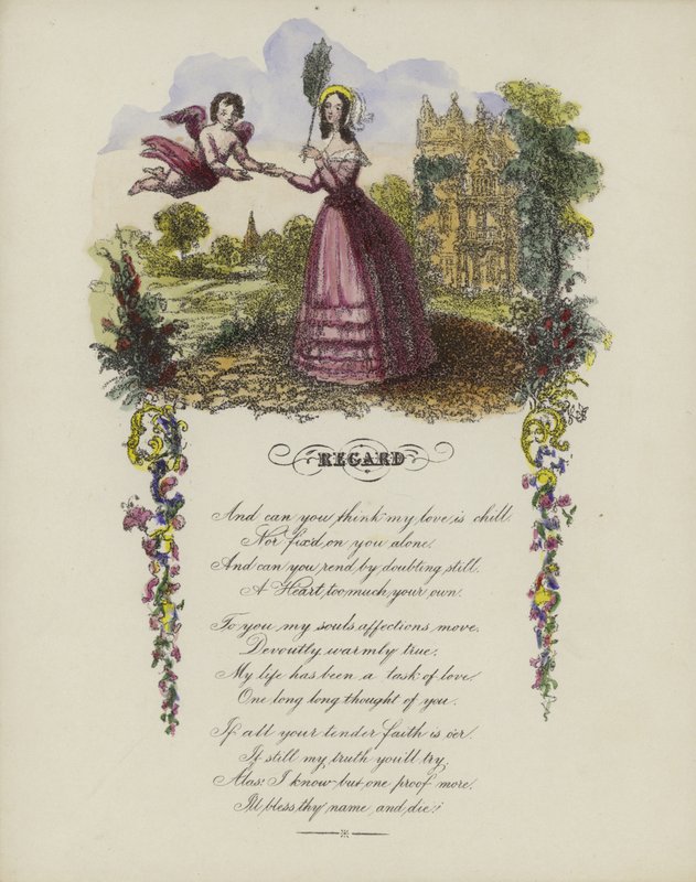 Üdvözlettel, Brit Valentin-kártya alkotó: English School