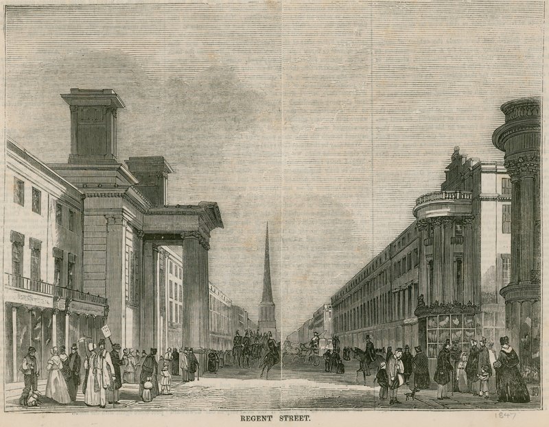 Regent Street, London alkotó: English School