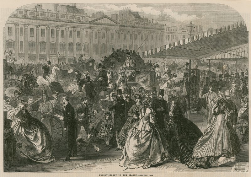 Regent Street, London, a szezonban alkotó: English School
