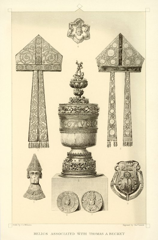 Thomas A Beckethez kapcsolódó ereklyék alkotó: English School