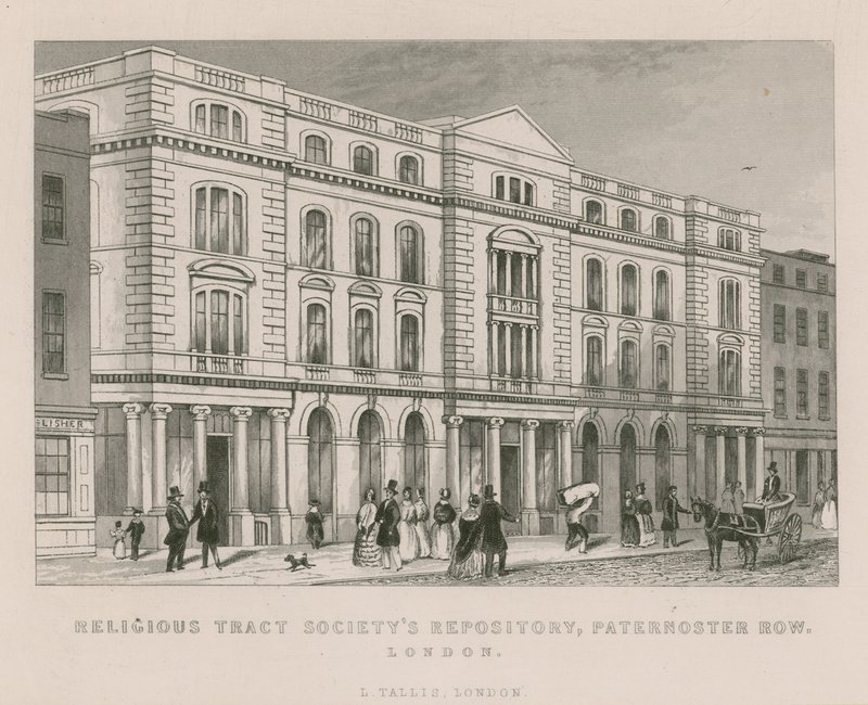 Religious Tract Society Repository, Paternoster Row, London alkotó: English School