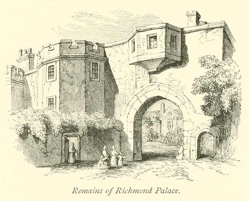 A Richmond-palota maradványai alkotó: English School