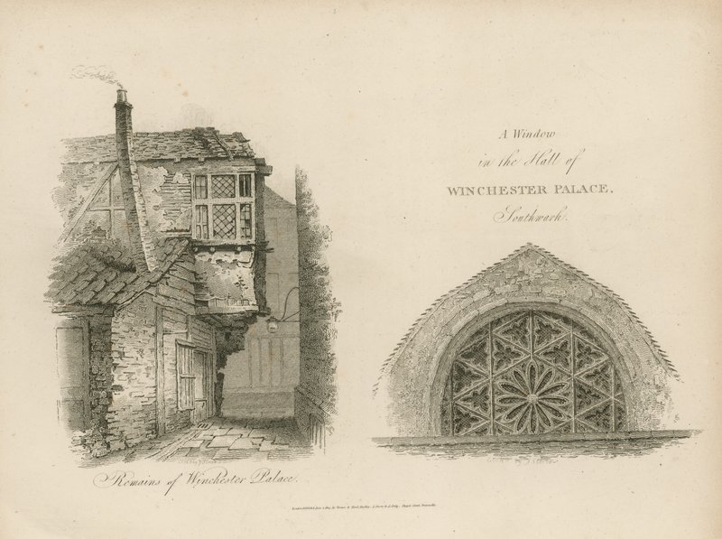A Winchester palota maradványai alkotó: English School
