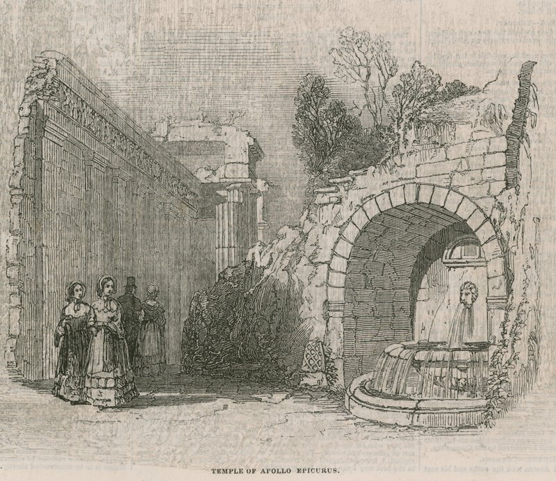 A Colosseum újranyitása, Regents Park: Apollo Epikurosz temploma alkotó: English School