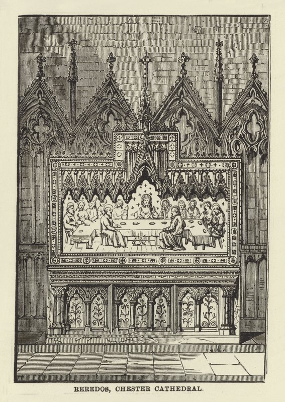 Reredos, Chester katedrális alkotó: English School