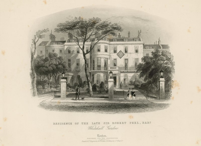 A néhai Sir Robert Peel rezidenciája alkotó: English School