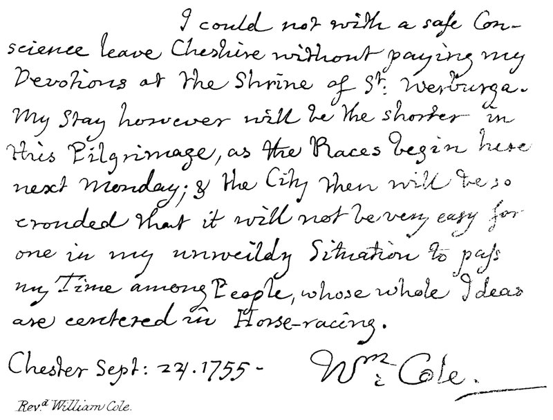 William Cole tiszteletes alkotó: English School