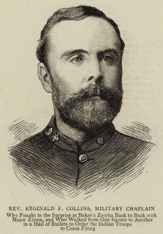 Reginald F Collins tiszteletes, katonai káplán (metszet) alkotó: English School
