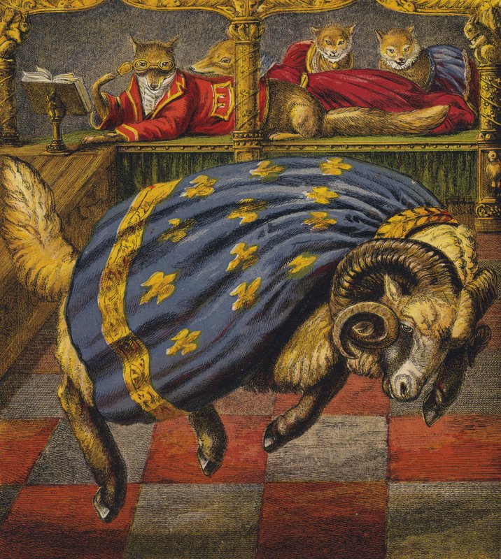 Reynard The Fox (színes litó) alkotó: English School