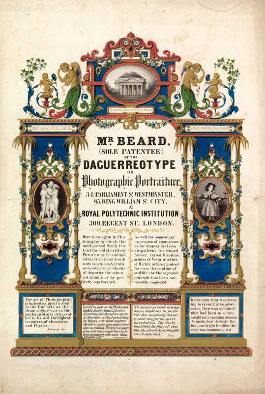 Richard Beards fényképészeti portréstúdió, amelyet 1841. március 23-án nyitottak meg Londonban alkotó: English School