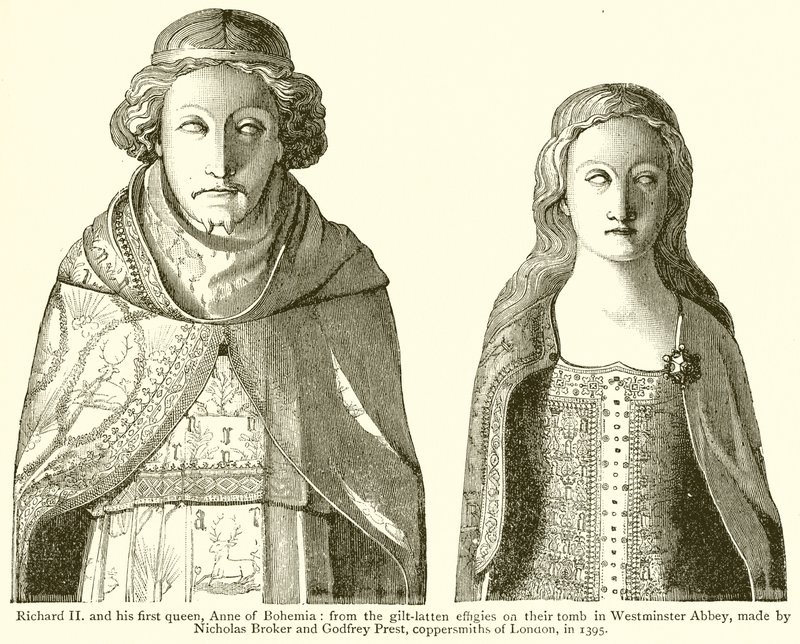 Richard II és első királynője, Cseh Anna alkotó: English School