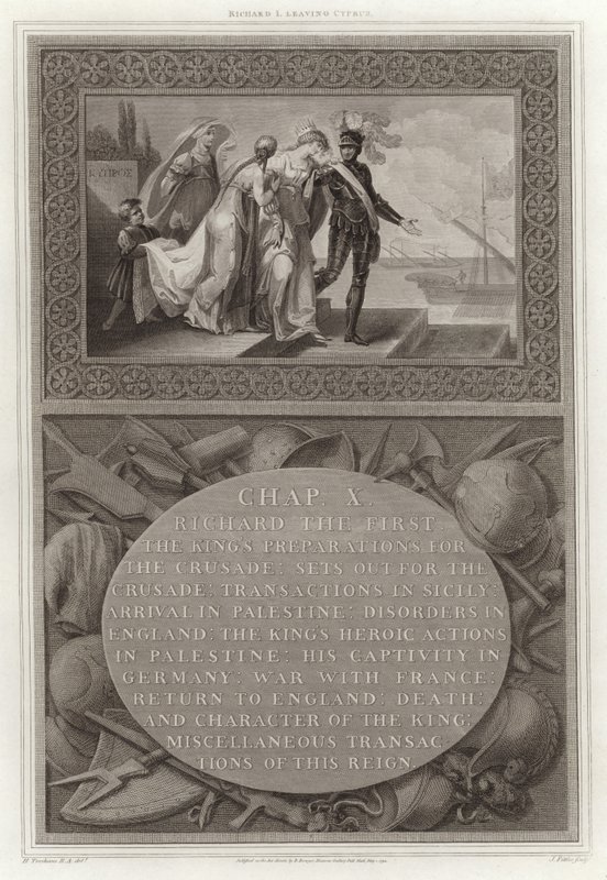 I. Richárd elhagyja Ciprust alkotó: English School