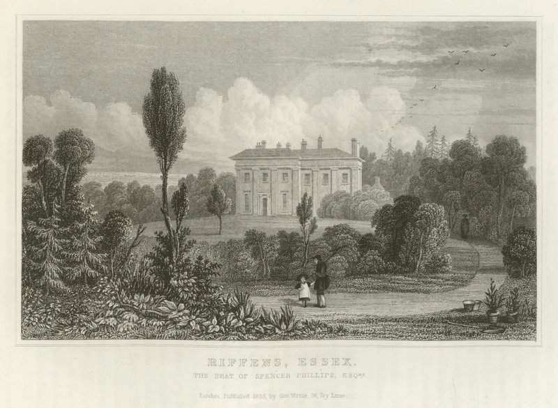 Riffens, Essex, Spencer Phillips székhelye, Esquire alkotó: English School