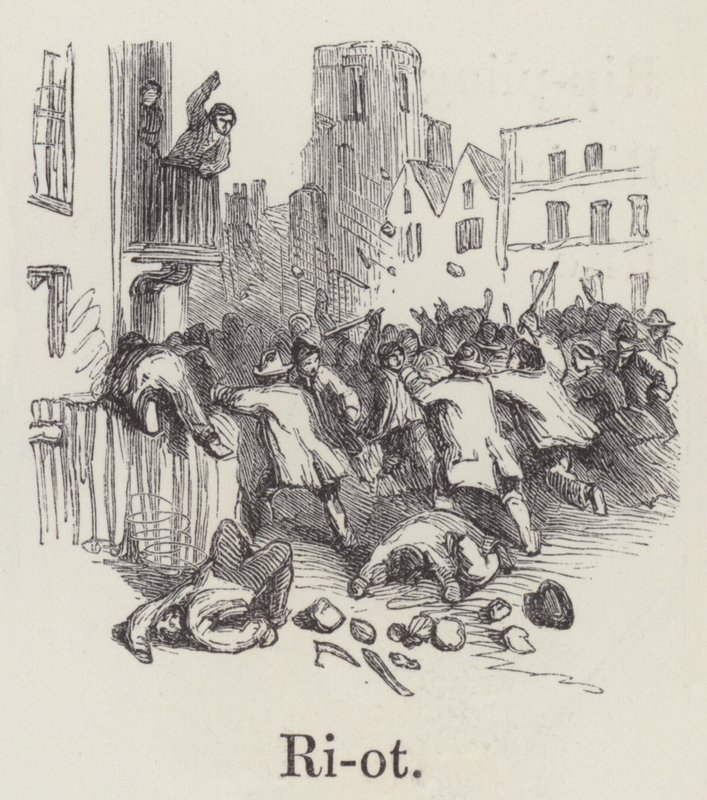 Riot (metszet) alkotó: English School