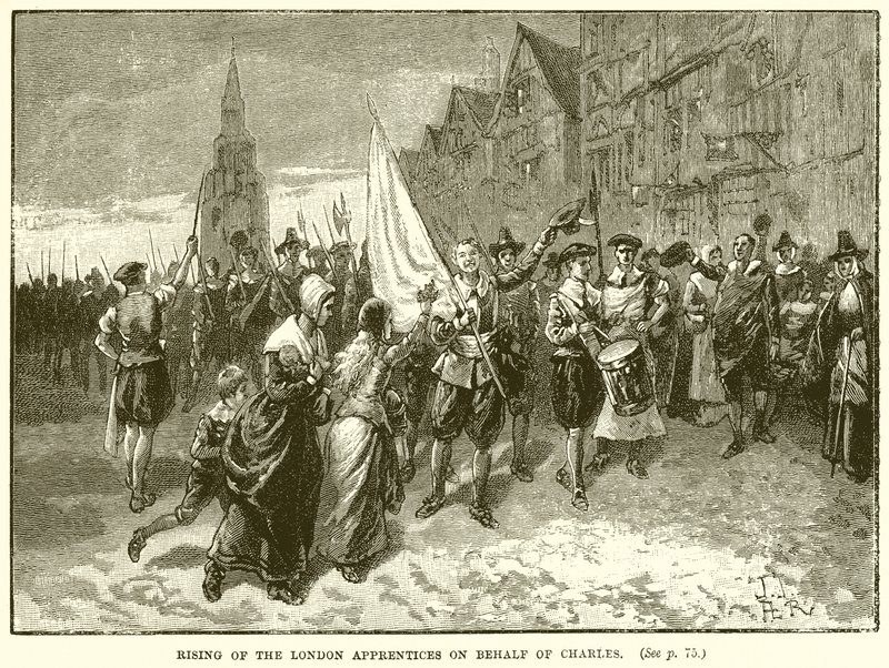 A londoni tanoncok felemelkedése Charles nevében alkotó: English School