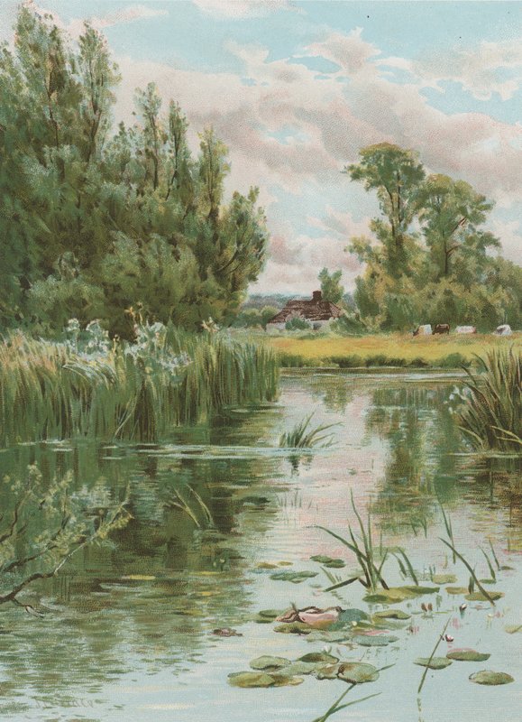 Folyói jelenet alkotó: English School