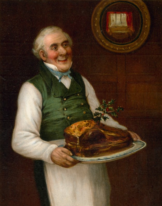 "Roast Beef of Old England" alkotó: English School