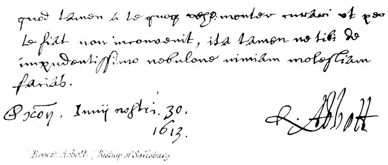 Robert Abbott, (Salisbury püspöke) alkotó: English School