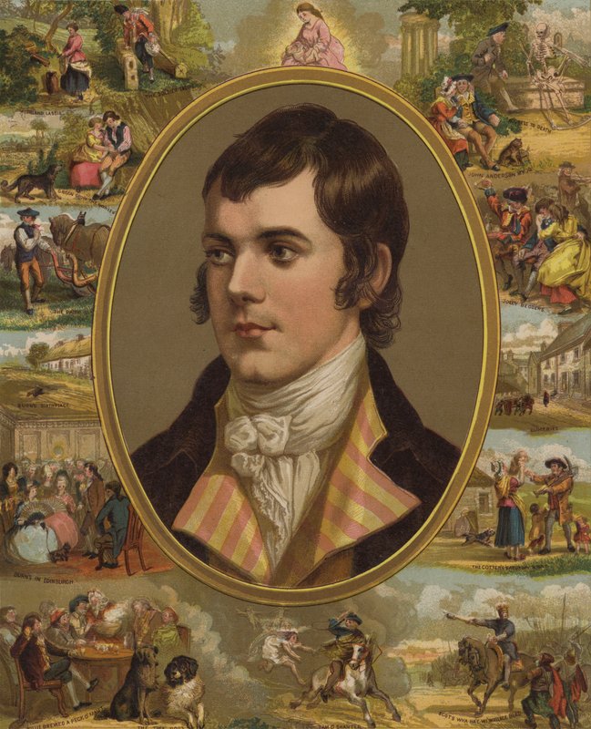 Robert Burns (chromolitho) alkotó: English School