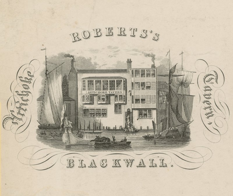Roberts Artichoke Tavern, Blackwall, London alkotó: English School