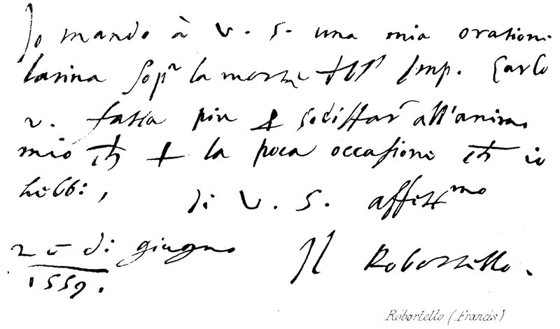 Robortello, (Ferenc) alkotó: English School