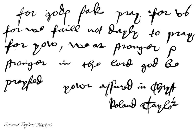 Roland Taylor (mártír) alkotó: English School