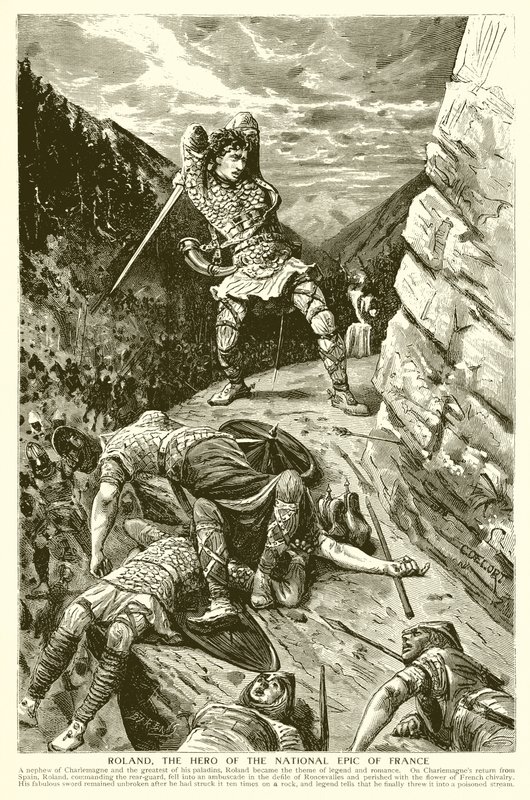 Roland, a francia nemzeti eposz hőse alkotó: English School