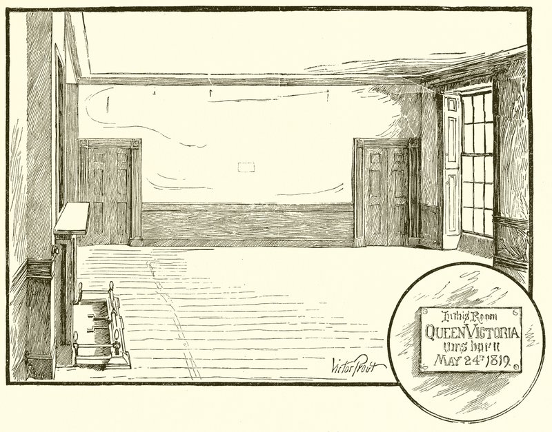 Szoba, amelyben Viktória királynő született alkotó: English School