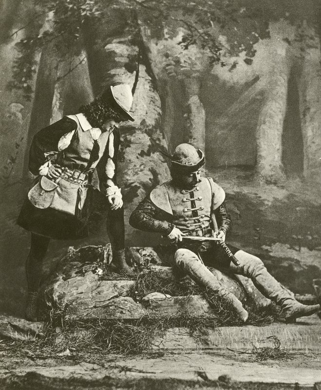 Rosalind és Orlando (mélynyomás) alkotó: English School