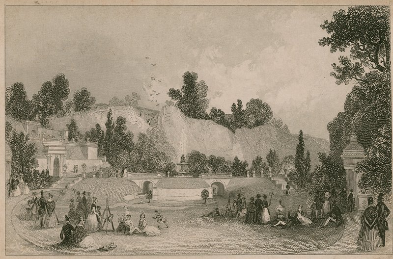 Rosherville Gardens, The Italian Garden, Gravesend alkotó: English School