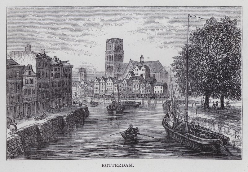 Rotterdam (metszet) alkotó: English School