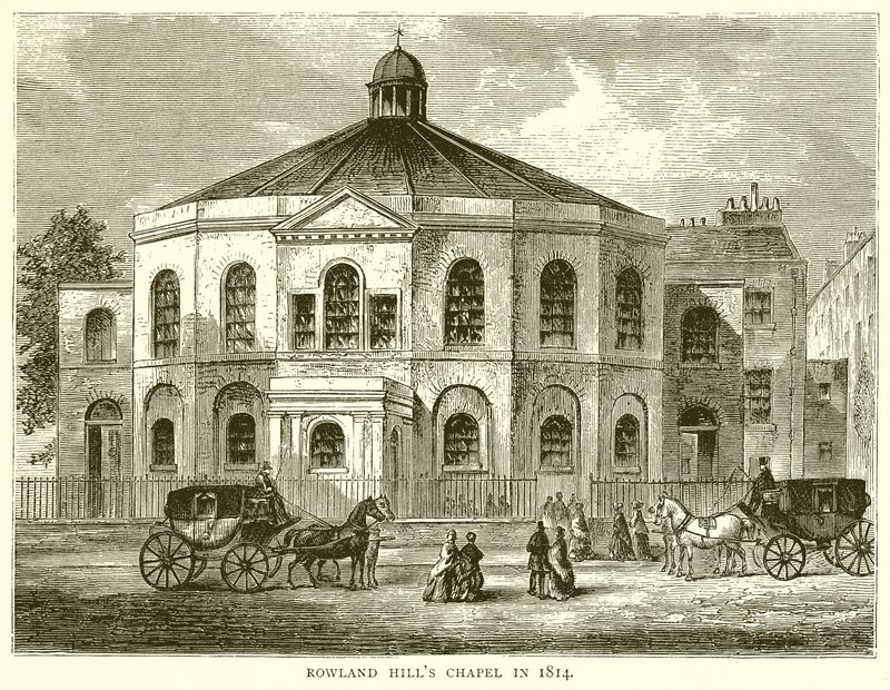 Rowland Hills kápolna 1814-ben alkotó: English School