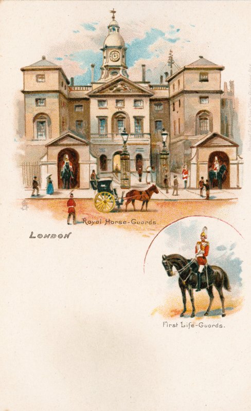 Királyi lóőrök, első életőrök alkotó: English School