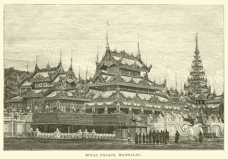 Királyi palota, Mandalay alkotó: English School