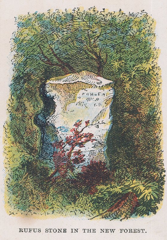 Rufus kő a New Forestben alkotó: English School