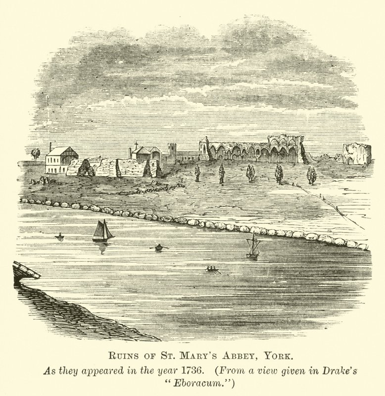 St Marys Abbey romjai, York alkotó: English School