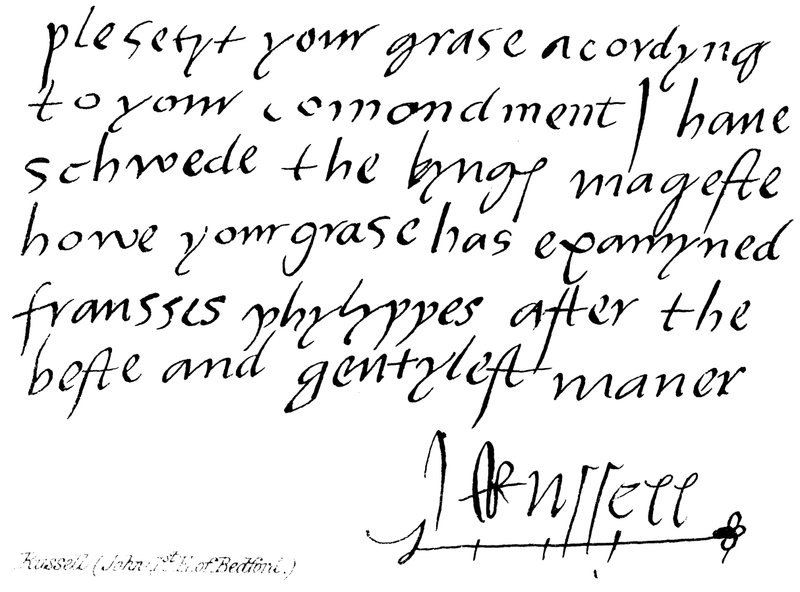 Russell (John, Bedford 1. E) alkotó: English School