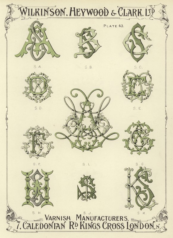 SA, SB, SC, SD, SL, SE, SF, SG, SH, SJ, SK alkotó: English School