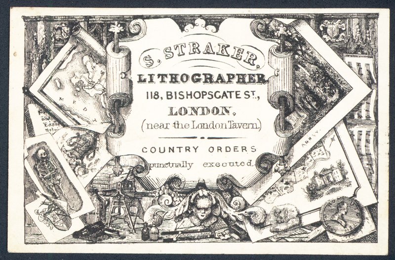 S Straker, litográfus, szaklap alkotó: English School