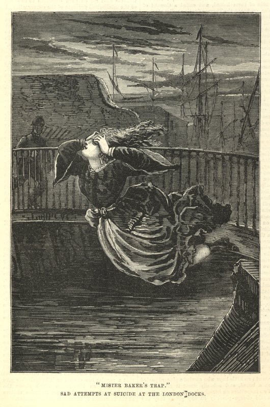 Szomorú öngyilkossági kísérletek a London Docksban alkotó: English School