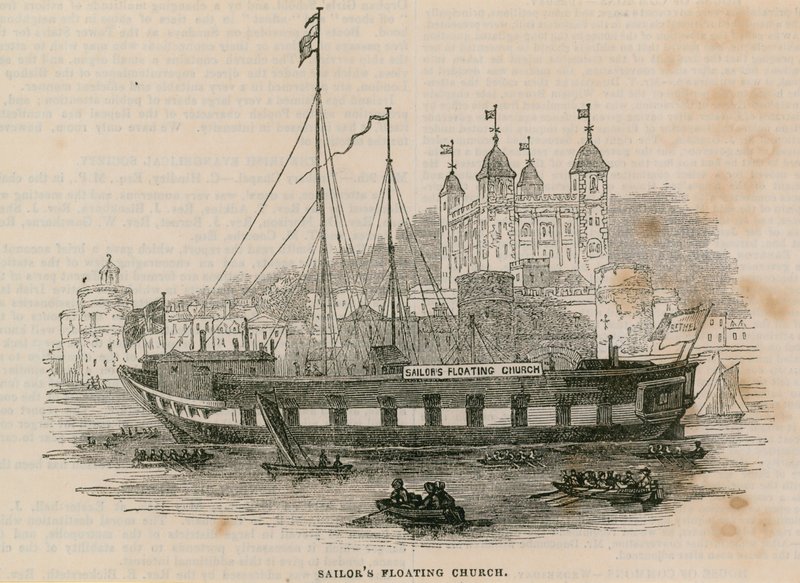 Tengerészek úszó temploma alkotó: English School