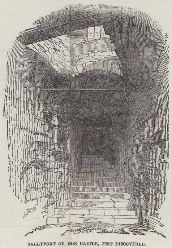 Sallyport of Windsor Castle, most fedezték fel (metszet) alkotó: English School