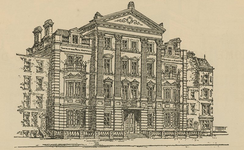 Samaritan Free Hospital for Women and Children, Lower Seymour Street, Portman Street, London alkotó: English School