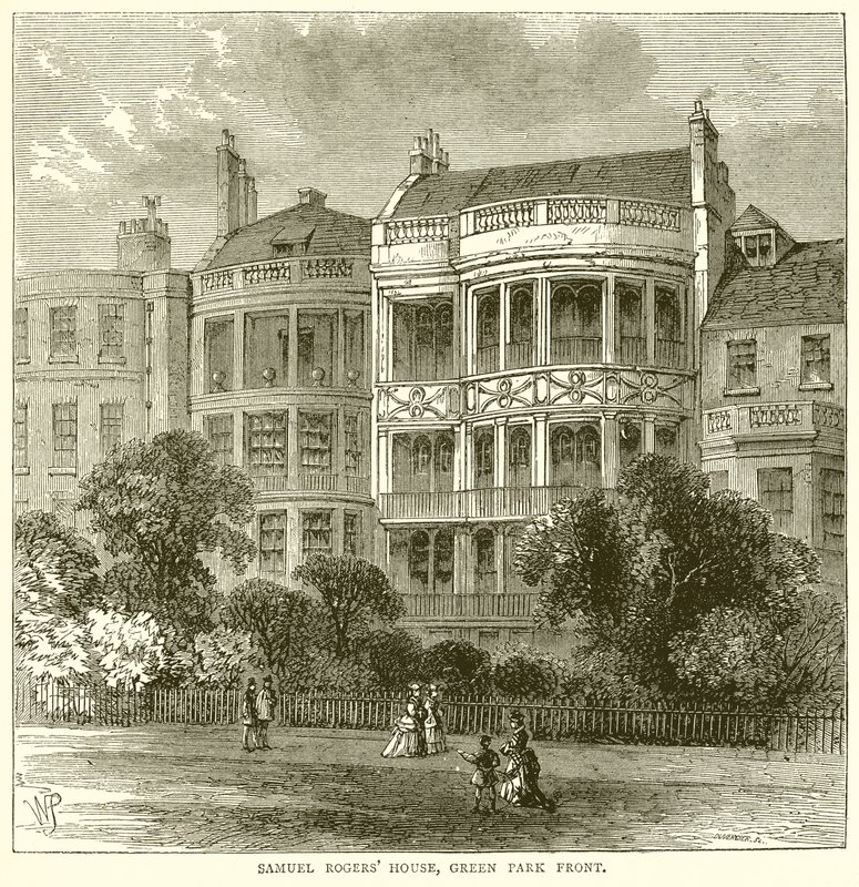 Samuel Rogers ház, a Green Park fronton alkotó: English School