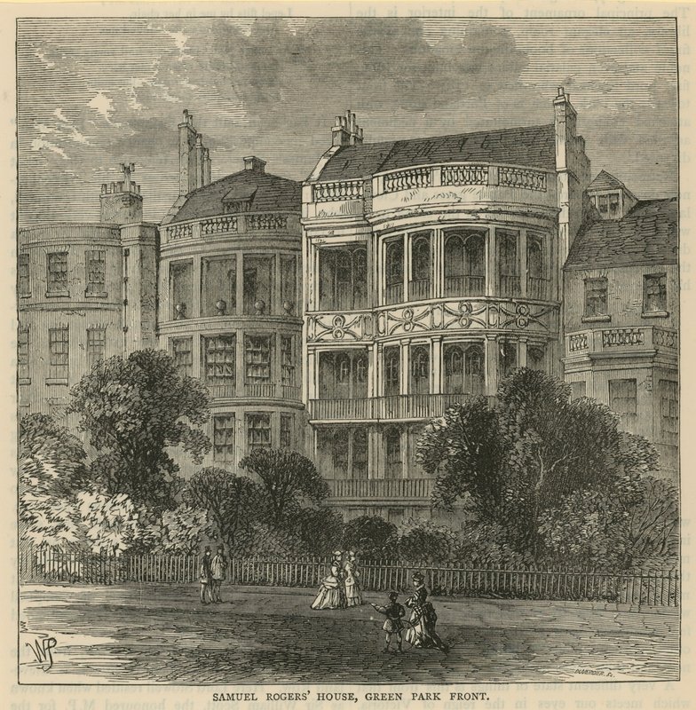 Samuel Rogers ház, a Green Park előtt alkotó: English School