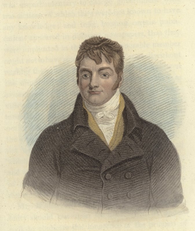 Samuel Whitbread, brit politikus (színes metszet) alkotó: English School