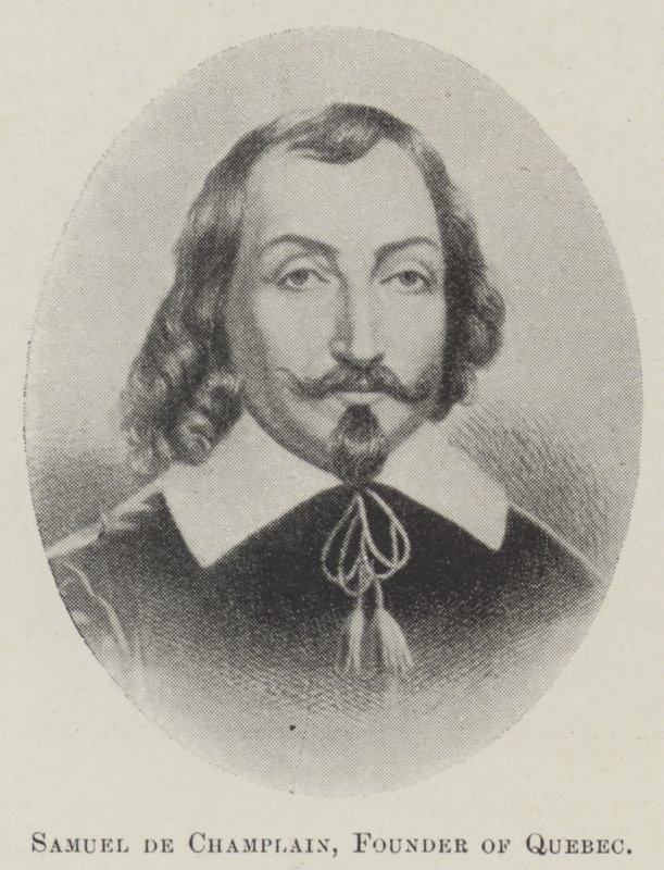 Samuel de Champlain, Quebec alapítója (litho) alkotó: English School