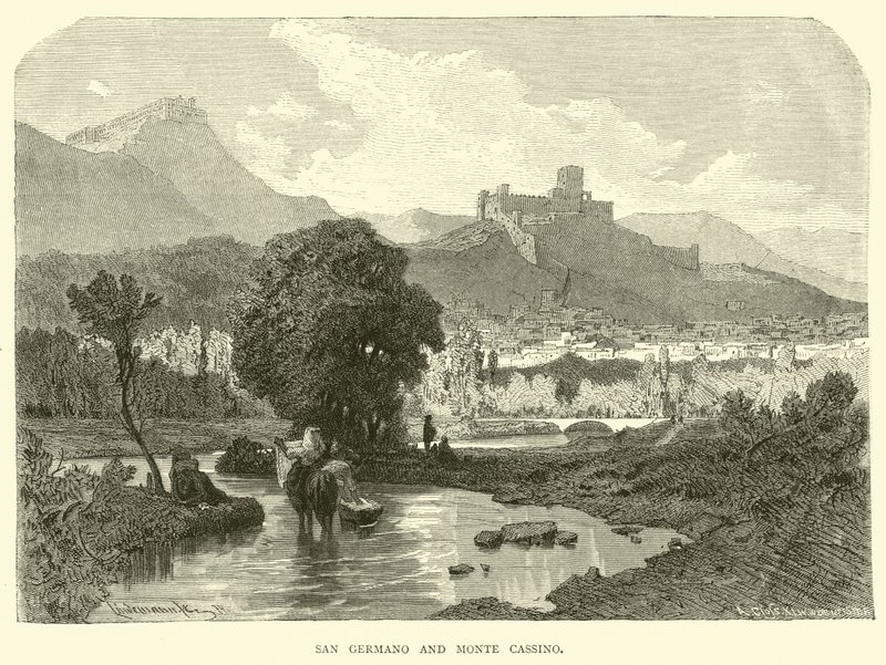 San Germano és Monte Cassino alkotó: English School